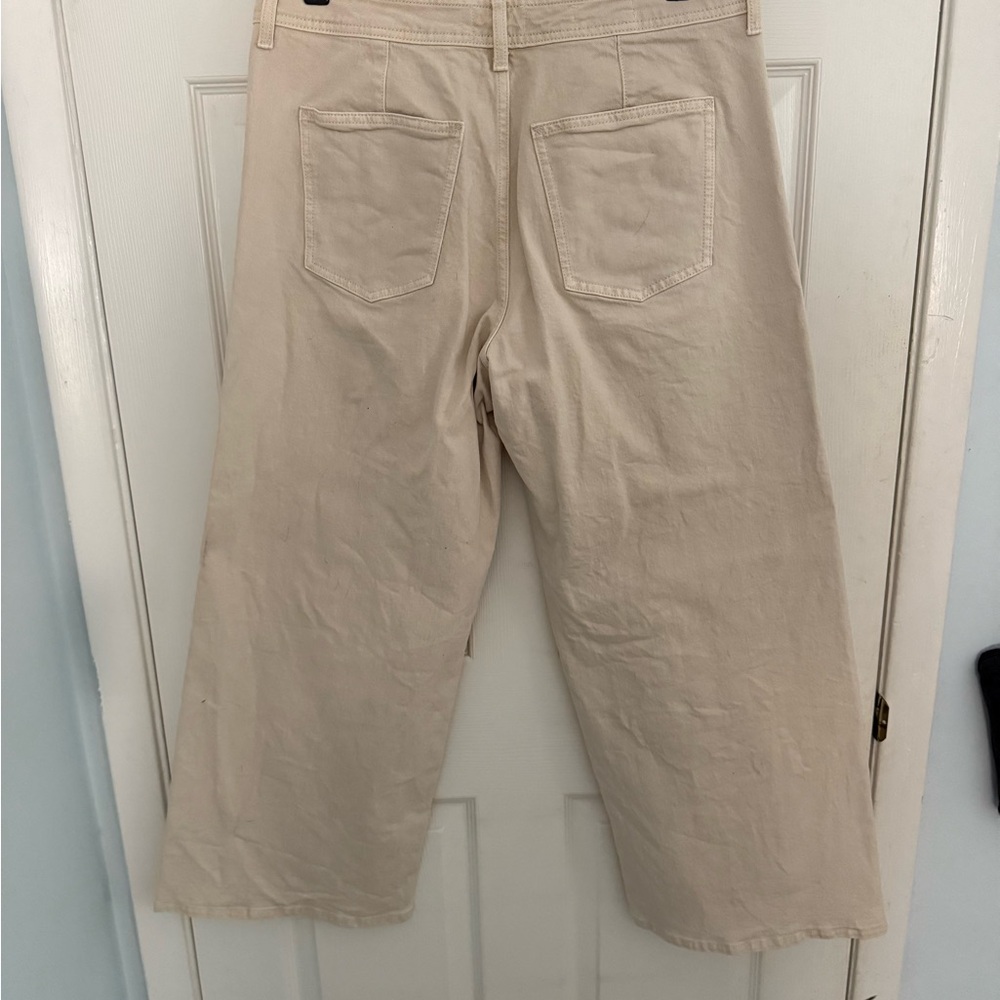 Universal Thread Cream Wide-Leg Pants - Picture 4 of 4